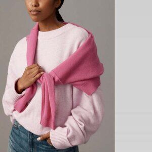 Anthropologie Pilcro The Juno Pullover Crew Neck Oversized Sweater XL